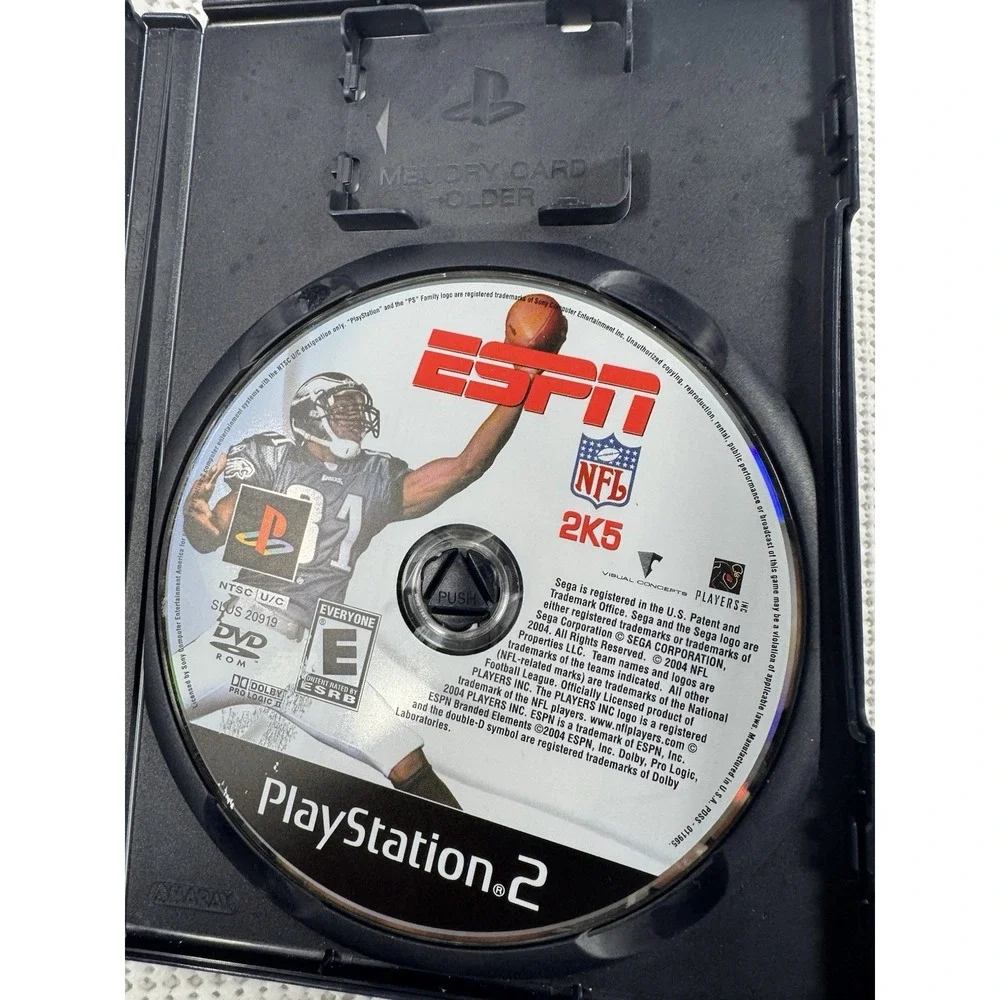 ESPN NFL 2K5 Sony PlayStation 2 PS2 Complete CIB SEGA SLUS20919 Untested